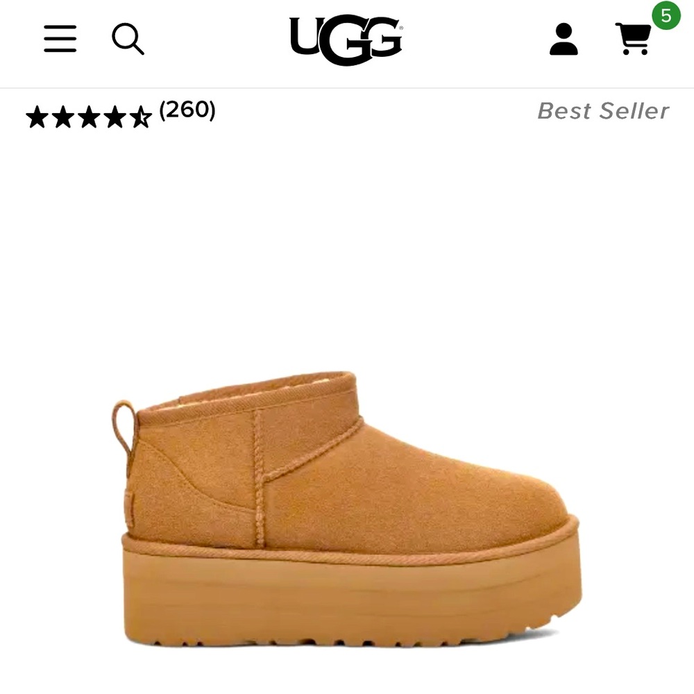 Mini classic UGG size 8
